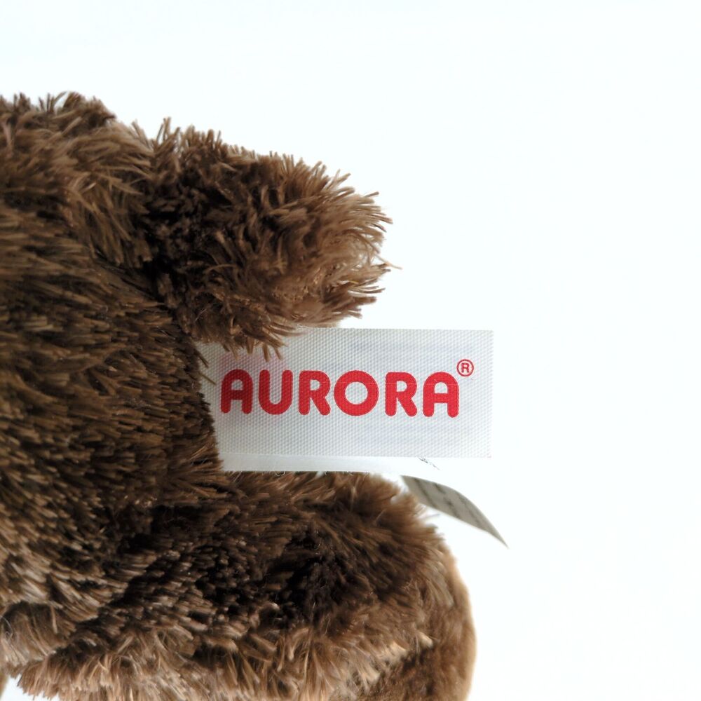 NWT Aurora Maxamoose Brown Moose 8" Stuffed Animal‎ Plush 2014 Mini Flopsie - Picture 8 of 8